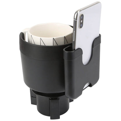 2-in-1 Car Cup Holder with Phone Holder Adjustable Base DailySale