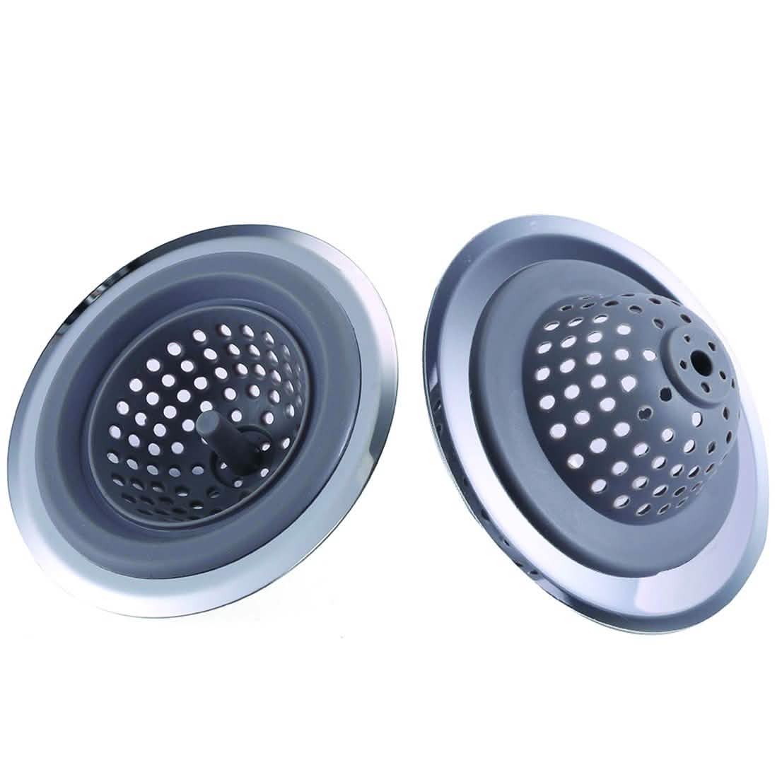 2-in-1 Clog-Free Multi-Purpose Silicone Kitchen Sink Strainer And Stopper DailySale