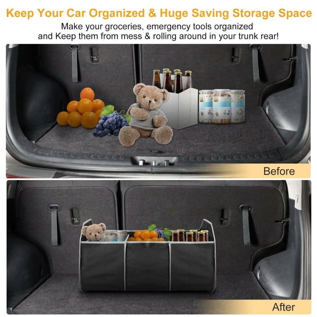 2-in-1 Collapsible Trunk Organizer with Removable Cooler DailySale