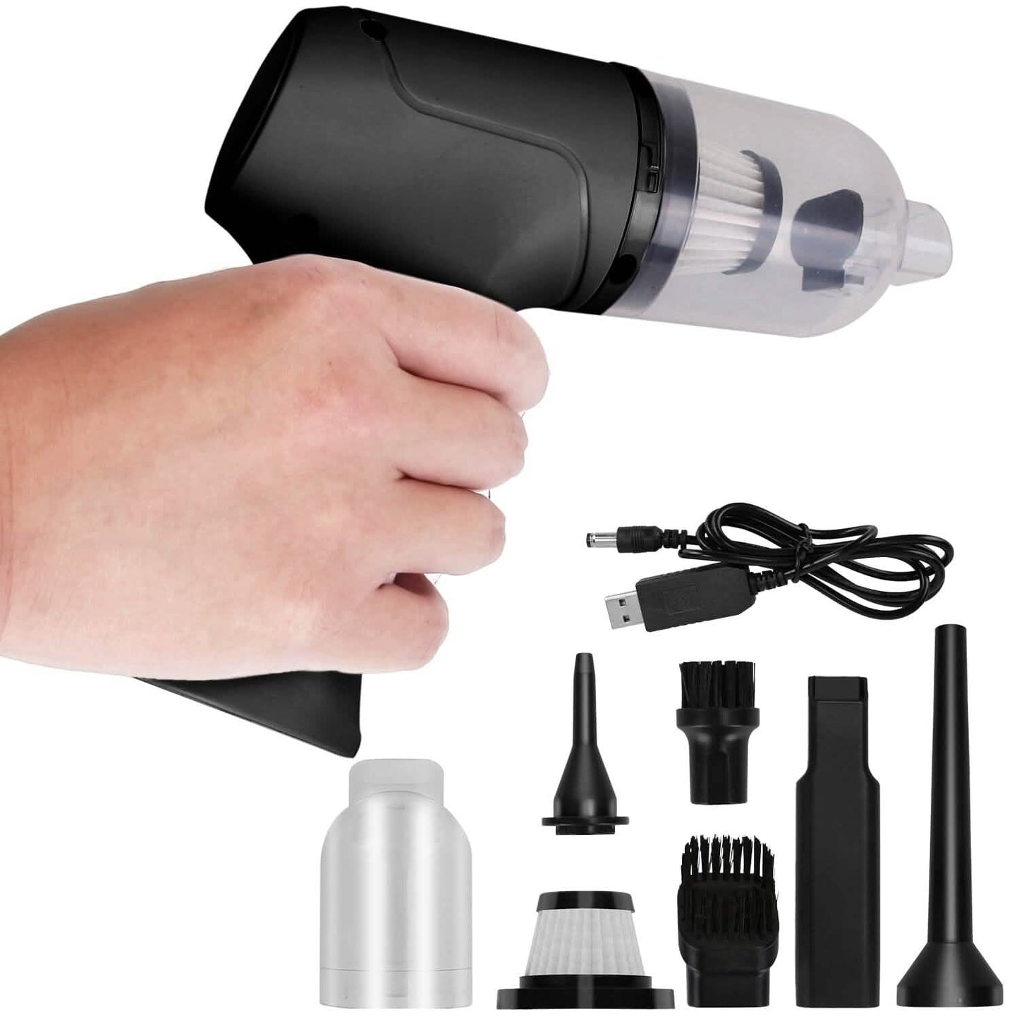 2-in-1 Cordless Vacuum Cleaner Compressed Air Duster DailySale