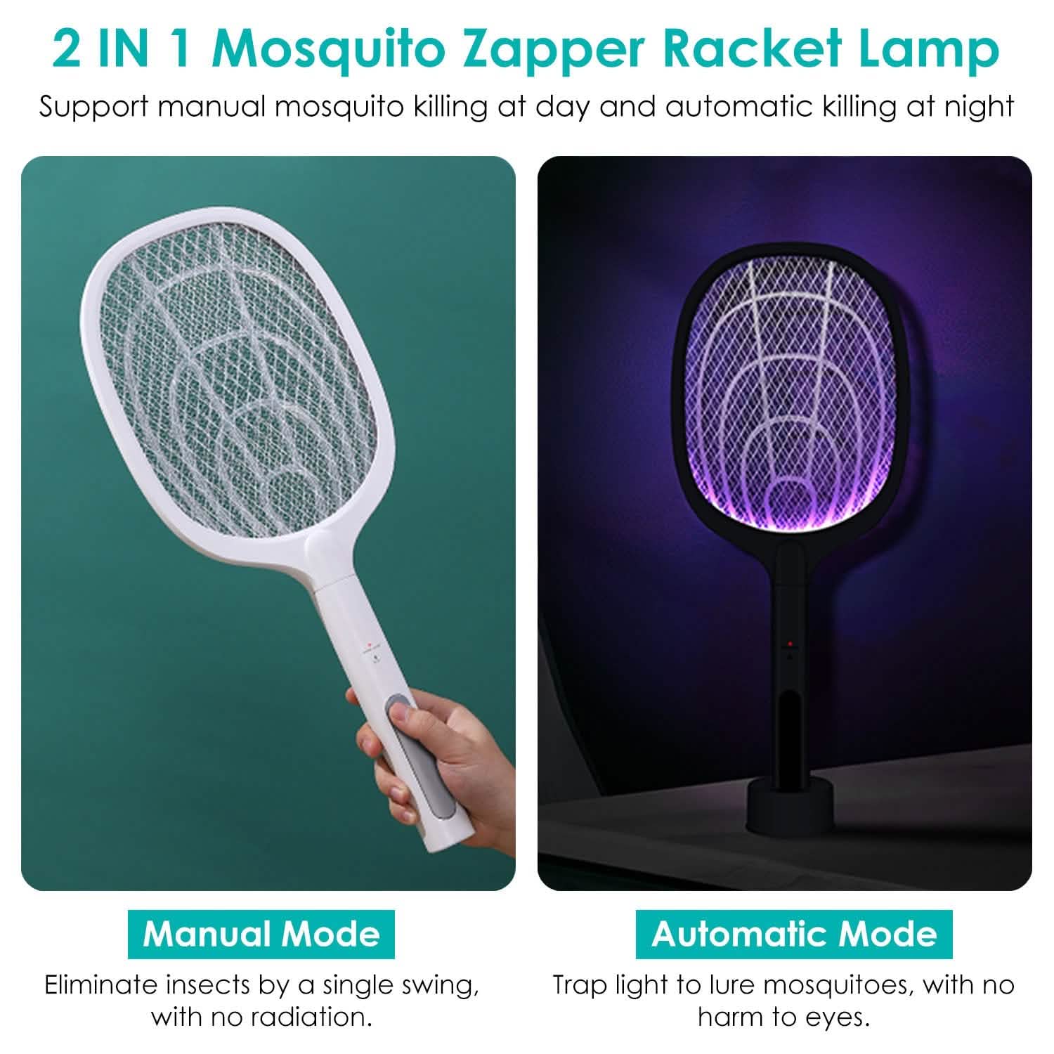 2-in-1 Electric Rechargeable Bug Zapper Insect Killer DailySale