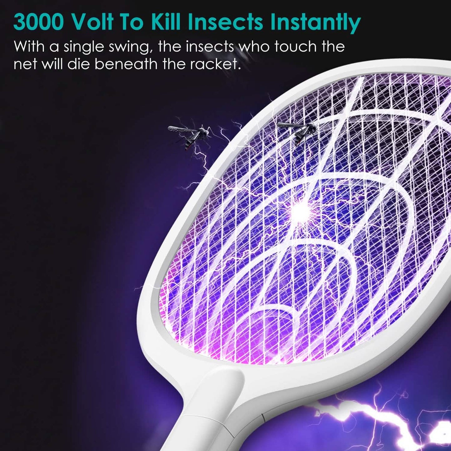 2-in-1 Electric Rechargeable Bug Zapper Insect Killer DailySale
