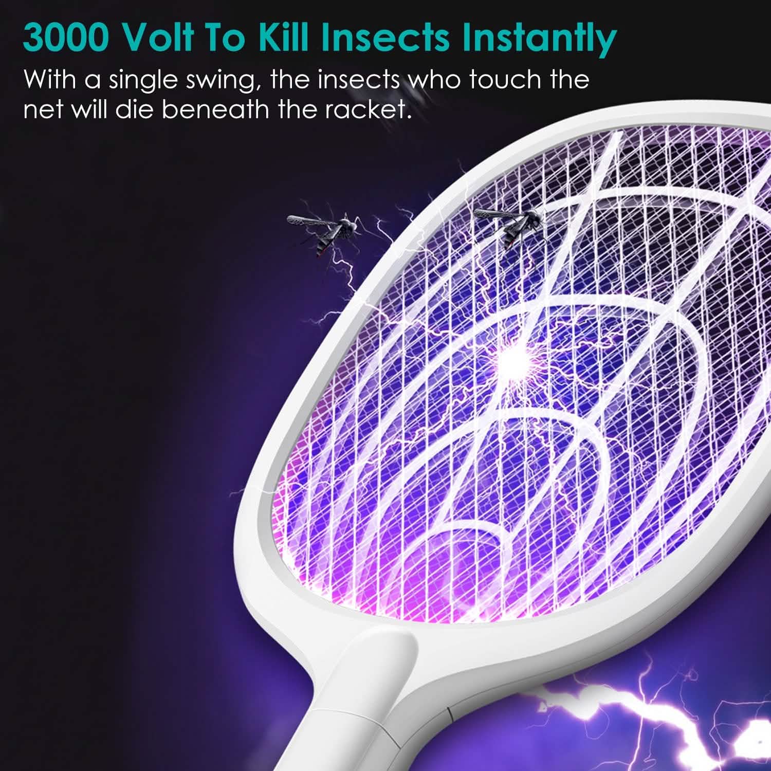 2-in-1 Electric Rechargeable Bug Zapper Insect Killer DailySale