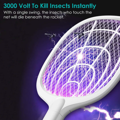 2-in-1 Electric Rechargeable Bug Zapper Insect Killer DailySale