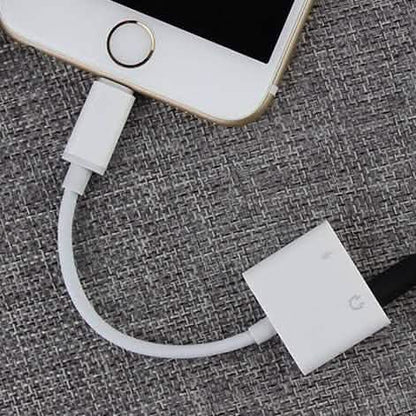 2-in-1 for Lightning Adapter For iPhone 7 8 Plus 10 X DailySale