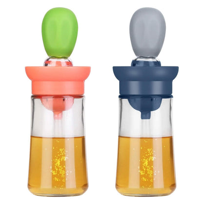 2-in-1 Glass Olive Oil Dispenser with Silicone Dropper DailySale