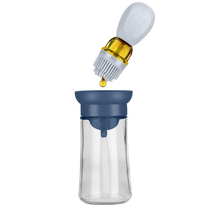 2-in-1 Glass Olive Oil Dispenser with Silicone Dropper DailySale