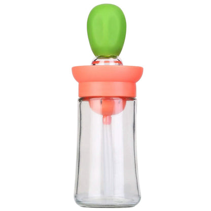 2-in-1 Glass Olive Oil Dispenser with Silicone Dropper DailySale