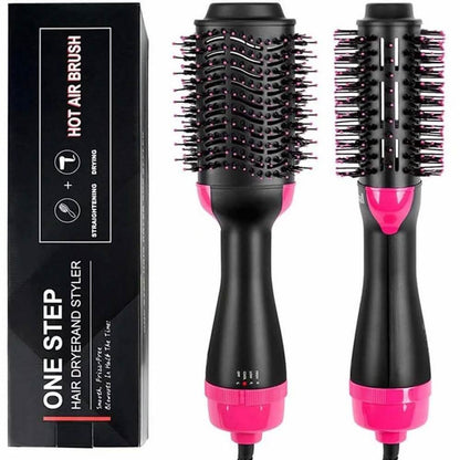 2-in-1 Hair Dryer Volumizer Hot Hair Brush Roller Comb DailySale
