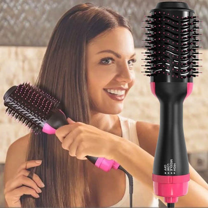 2-in-1 Hair Dryer Volumizer Hot Hair Brush Roller Comb DailySale