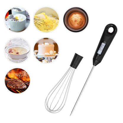 2-in-1 Instant Read Food Thermometer and Egg Whisk DailySale