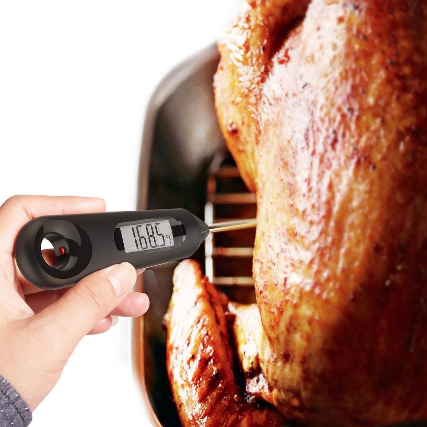 2-in-1 Instant Read Food Thermometer and Egg Whisk DailySale