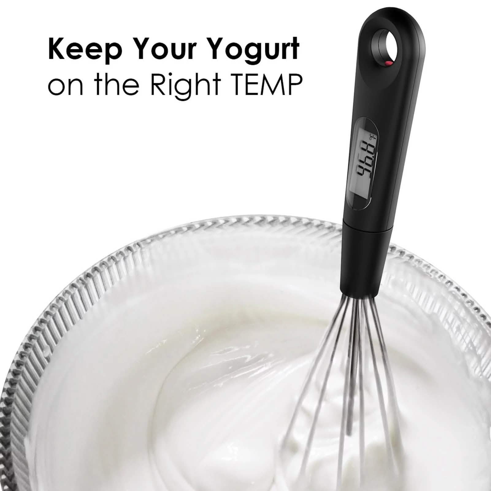 2-in-1 Instant Read Food Thermometer and Egg Whisk DailySale