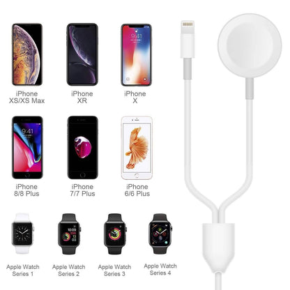 2 in 1 iPhone and Apple Watch Charger DailySale