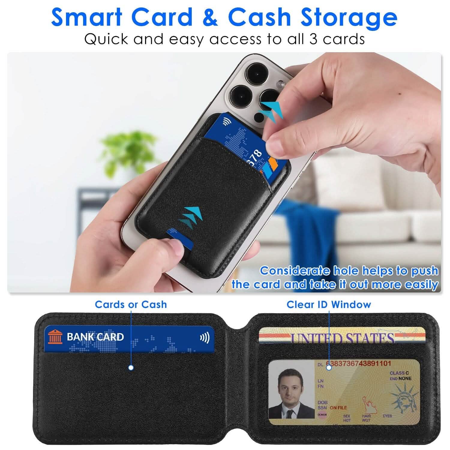 2-in-1 Magnetic Card Wallet Phone Stand DailySale