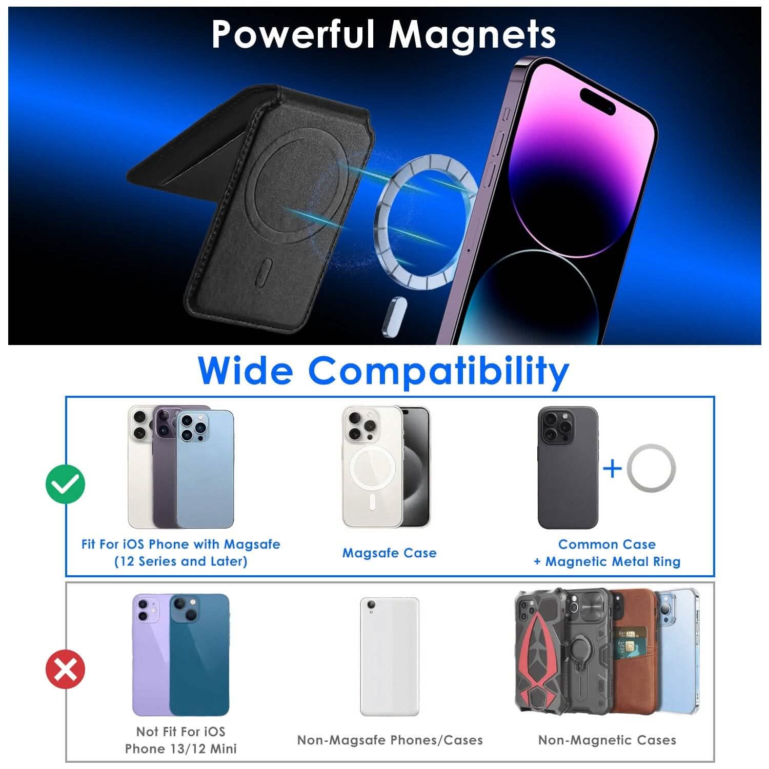 2-in-1 Magnetic Card Wallet Phone Stand DailySale