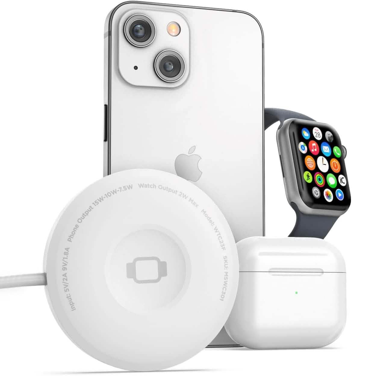 2-in-1 Magnetic Wireless Charger for Both Apple Watch and iPhone DailySale