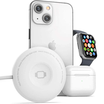 2-in-1 Magnetic Wireless Charger for Both Apple Watch and iPhone DailySale