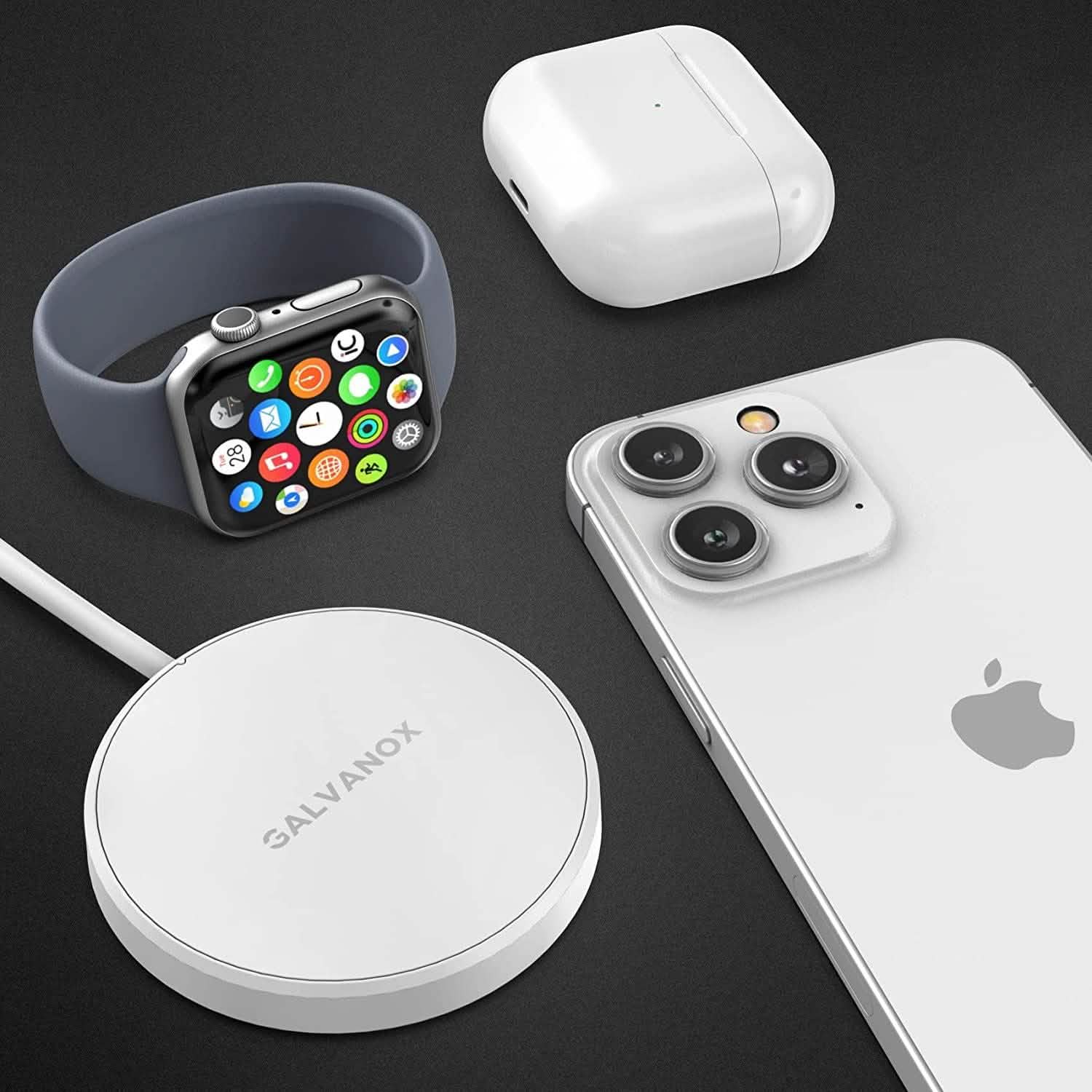 2-in-1 Magnetic Wireless Charger for Both Apple Watch and iPhone DailySale