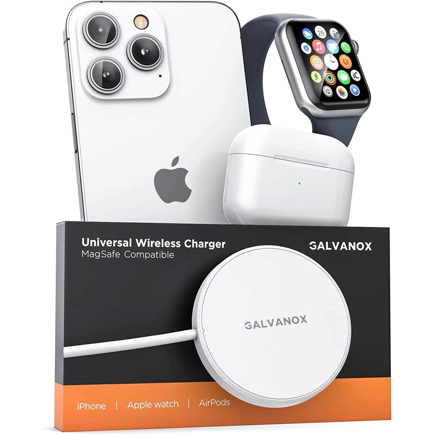 2-in-1 Magnetic Wireless Charger for Both Apple Watch and iPhone DailySale