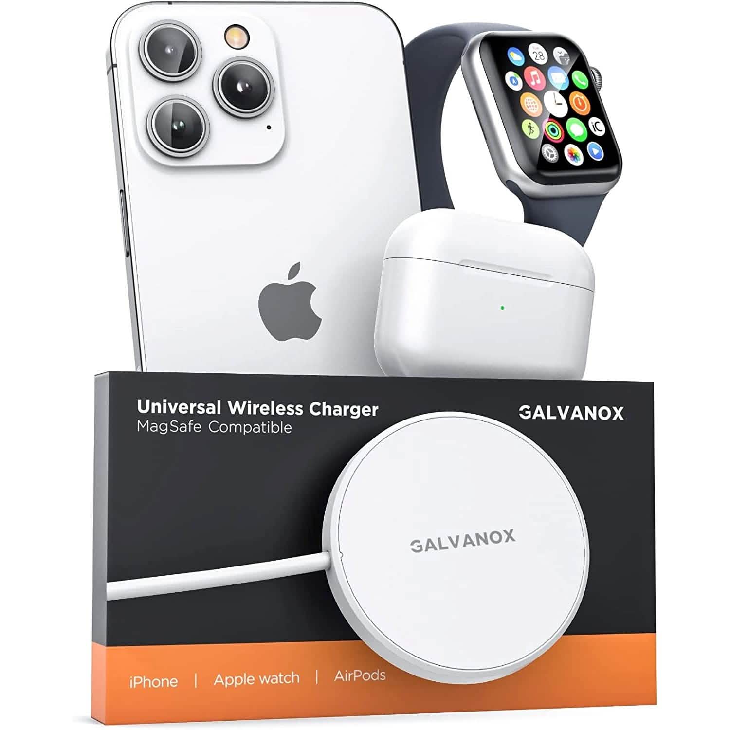 2-in-1 Magnetic Wireless Charger for Both Apple Watch and iPhone DailySale