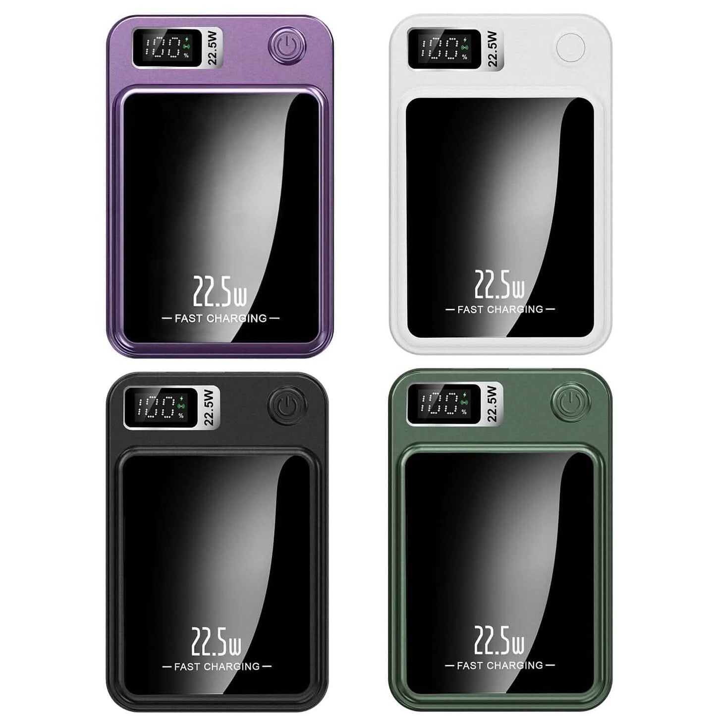 2-in-1 Magnetic Wireless Power Bank 10000mAh PD20W Fast Charger Mag Safe DailySale