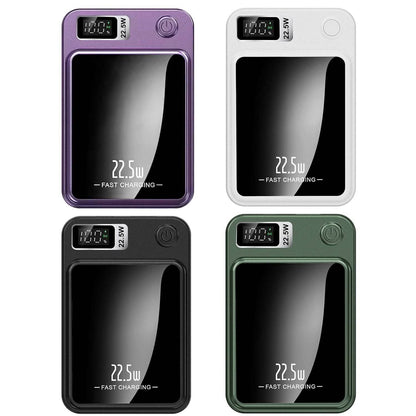 2-in-1 Magnetic Wireless Power Bank 10000mAh PD20W Fast Charger Mag Safe DailySale