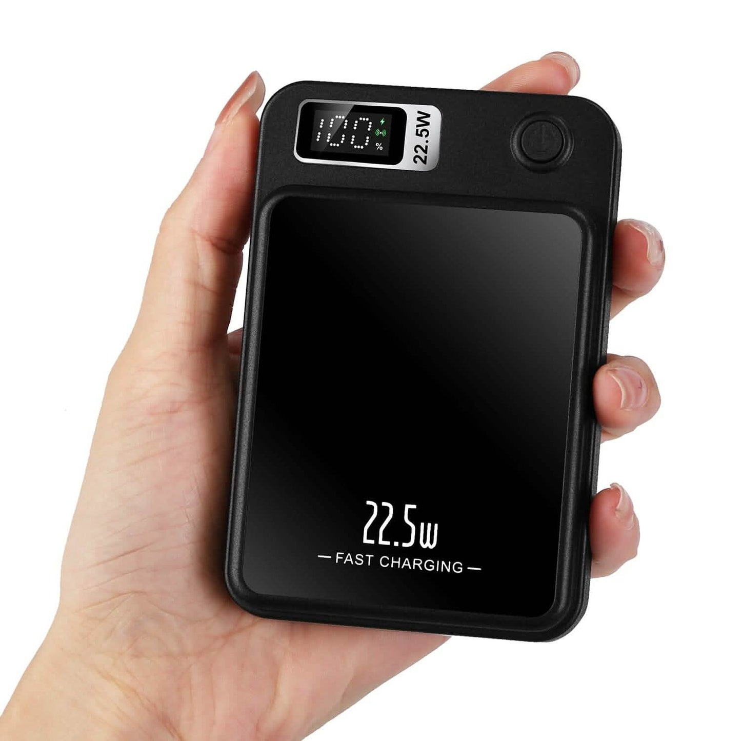 2-in-1 Magnetic Wireless Power Bank 10000mAh PD20W Fast Charger Mag Safe DailySale