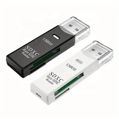 2-in-1 Multi Card Reader USB 3.0 Micro SD TF Card Memory Flash Drive Adapter DailySale