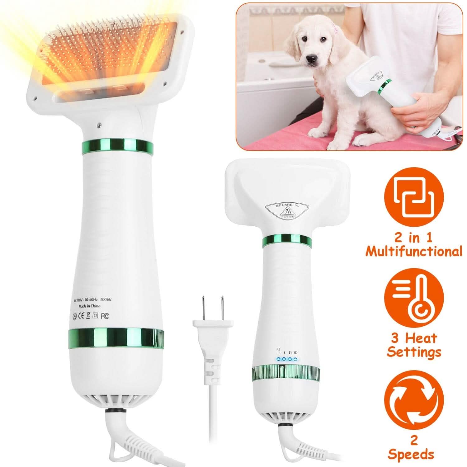 2-in-1 Multifunctional Pet Grooming Hair Dryer DailySale