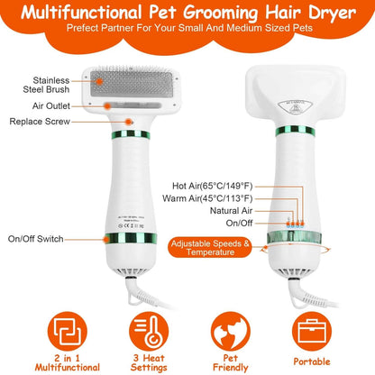 2-in-1 Multifunctional Pet Grooming Hair Dryer DailySale