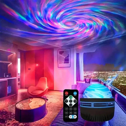2-in-1 Northern Lights and Ocean Wave Projector with Enchanting Starry Sky Lights DailySale