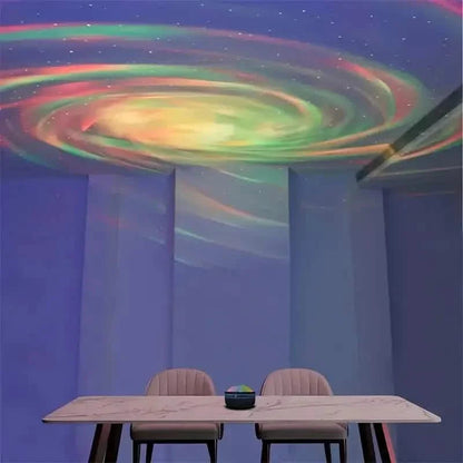 2-in-1 Northern Lights and Ocean Wave Projector with Enchanting Starry Sky Lights DailySale