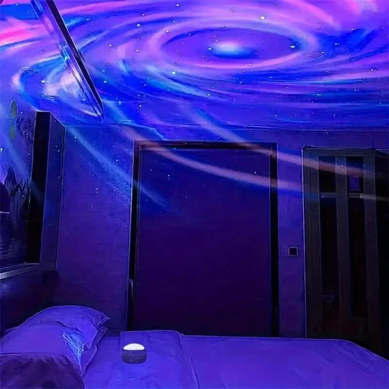 2-in-1 Northern Lights and Ocean Wave Projector with Enchanting Starry Sky Lights DailySale