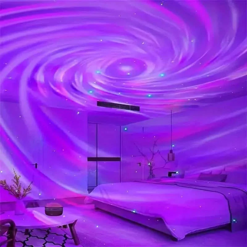 2-in-1 Northern Lights and Ocean Wave Projector with Enchanting Starry Sky Lights DailySale