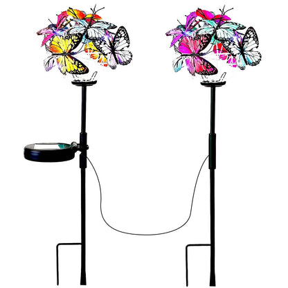 2-in-1 Outdoor Butterfly Solar Light Yard Stake DailySale