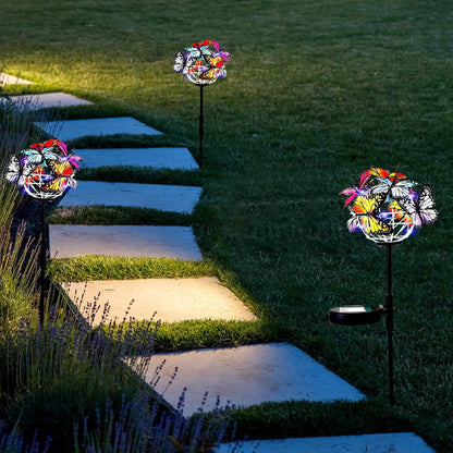2-in-1 Outdoor Butterfly Solar Light Yard Stake DailySale