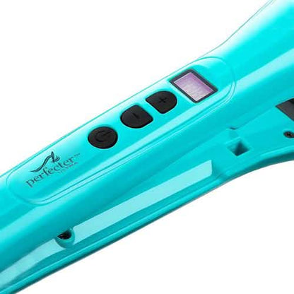 2-in-1 Perfecter Flat Iron Hair Straightener and Hot Round Brush DailySale