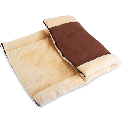 2-in-1 Pet Tunnel Fleece Bed for Cats & Dogs DailySale