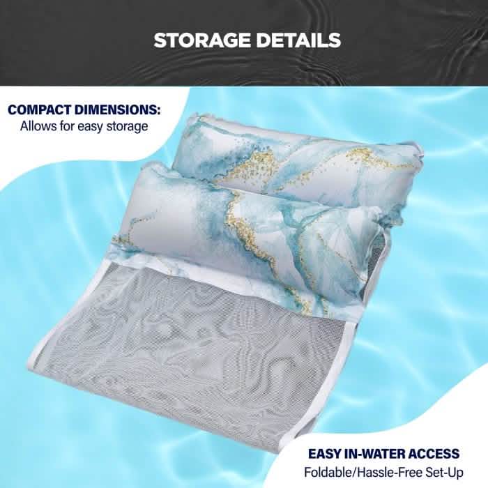 2-in-1 Pool Hammock  Lounger and Chair DailySale