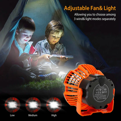 2-in-1 Portable Camping Lantern Electric Fan DailySale