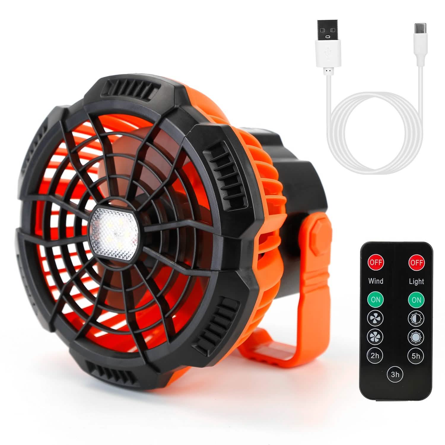 2-in-1 Portable Camping Lantern Electric Fan DailySale