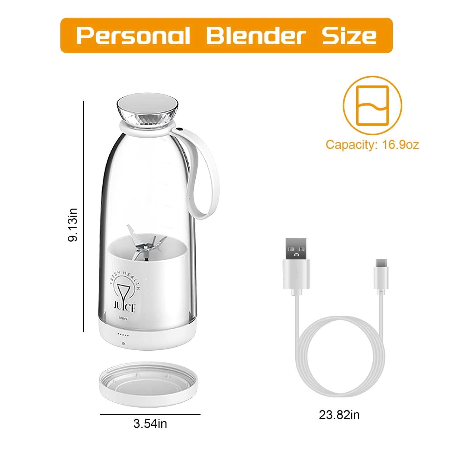 2-in-1 Portable Fruit Blender Rechargeable DailySale