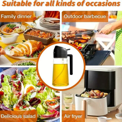 2-in-1 Portable Oil Sprayer and Dispenser DailySale