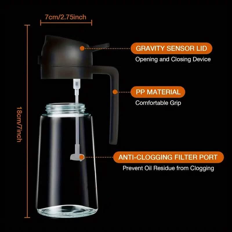 2-in-1 Portable Oil Sprayer and Dispenser DailySale