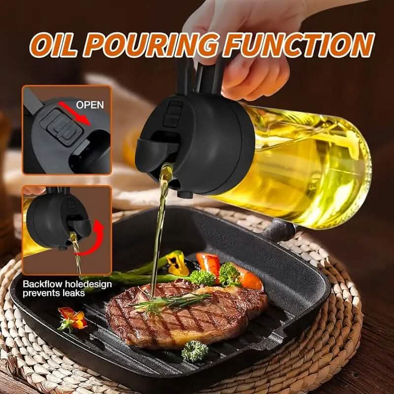 2-in-1 Portable Oil Sprayer and Dispenser DailySale