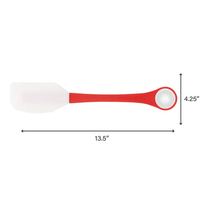 2-in-1 Silicone One Tablespoon Cookie Scoop and Spatula to Stir, Fold, Scrape DailySale