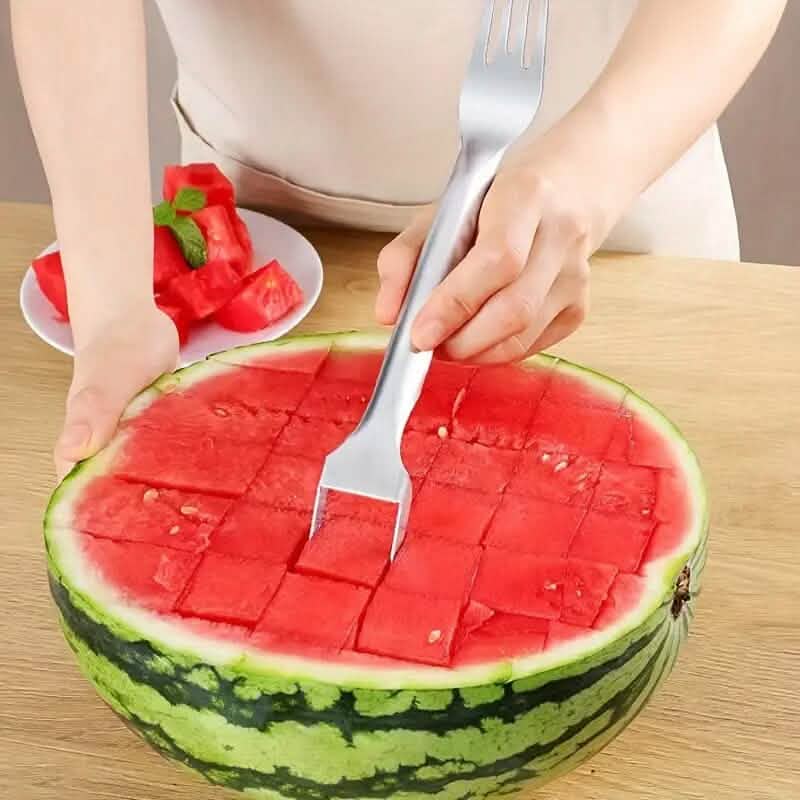 2-in-1 Stainless Steel Watermelon Slicer and Corer DailySale
