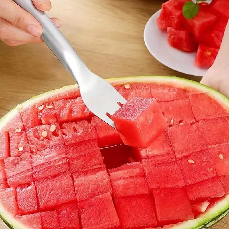 2-in-1 Stainless Steel Watermelon Slicer and Corer DailySale