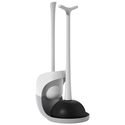 2-in-1 Toilet Plunger and Brush Combo Set with Ventilated Holder DailySale